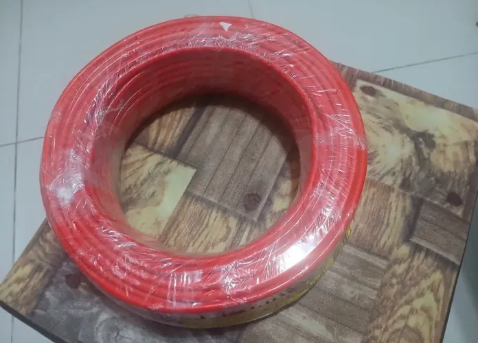 Fio 10mm Cabo Flexível Rolo Com 50 metros Elétrico 750v 