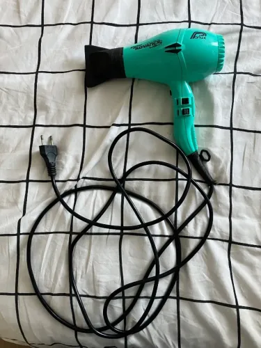 secador de cabelo parlux advance light, na cor verde turquesa jade