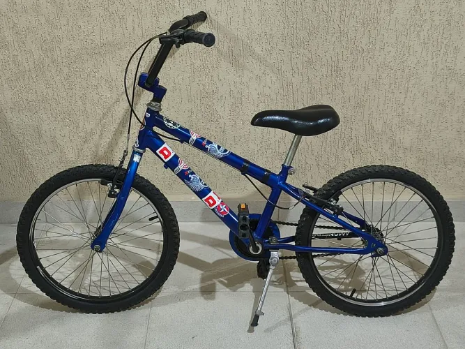 Bicicleta Azul Aro 20 Semi nova