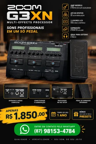 Pedaleira Zoom G3XN