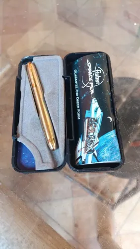 Fisher Space Pen Original Vintage com Estojo e Material Original