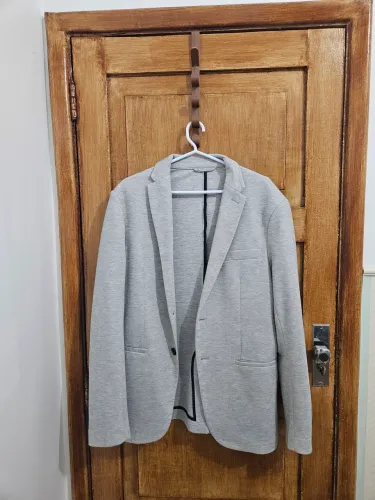 Blazer Masculino Zara - Cinza Claro