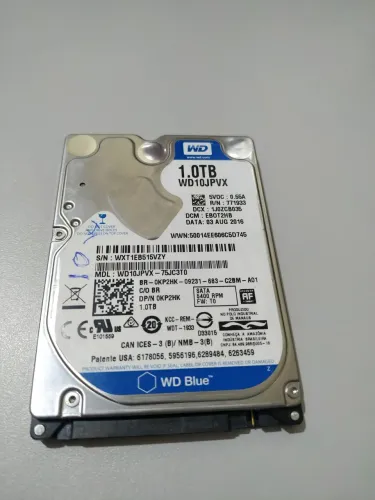 HD - Marca WD Blue - 1 TB Funcionando Perfeitamente