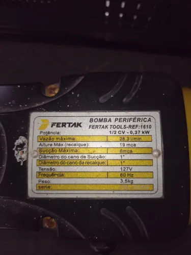 Motor de bomba d'água perfeito