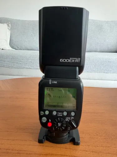 Flash Canon Speedlite 600EX-RT - Kit Completo - Testado