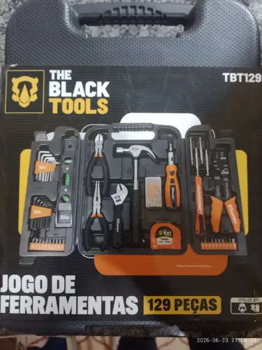 Jogo de Ferramentas Completo The Black Tools TBT129 - 129 Peças