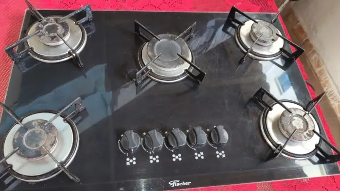 Fogão cooktop 5 bocas