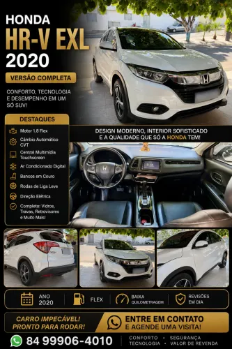 Honda HR-V EXL 1.8 Flexone 16V 5P Aut. 2020
