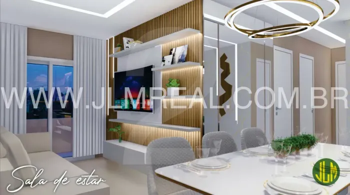 RESIDENCIAL DOM CASMURRO, BAIRRO DAMAS, NASCENTE, 50 e 57m², 2 e 3 QUARTOS, 2 VAGAS