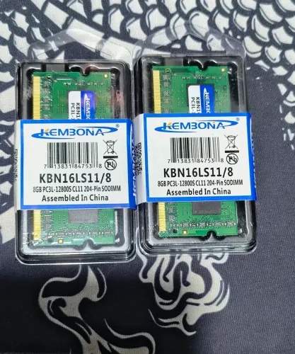 Memória Ddr3L 1.35V 8gb cada total 16gb