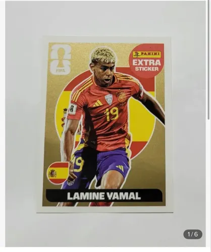 Figurinha legend yamal ouro