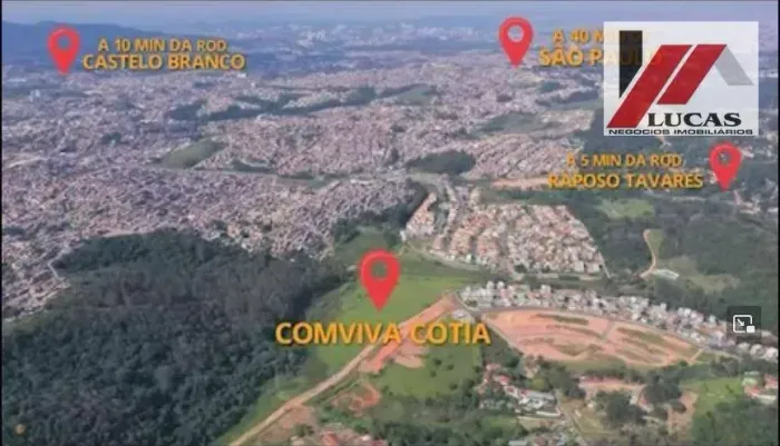 Terreno à venda no loteamento Comviva Cotia