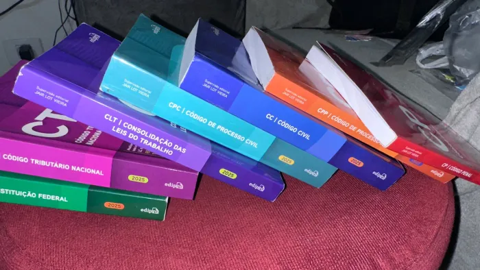 Kit legislação Coleção Minicódigos da Editora Edipro com 7 livros