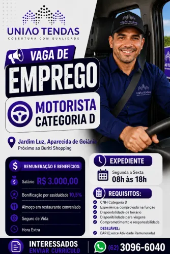 MOTORISTA CATEGORIA D