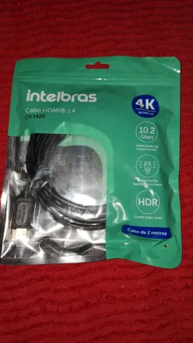 Cabo hdmi de 2 metros da intelbras