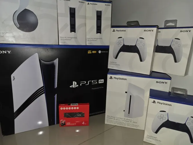 Playstation 5 Pro + acessórios