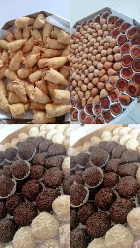 Salgados e doces 