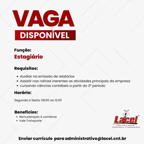 Estágio ciências contábeis