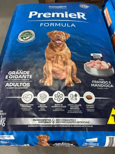 Ração Premier Fórmula 20kg - Adultos Raças Grandes e Gigantes - R$ 286,90