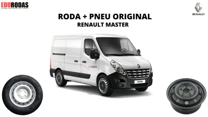 Roda + Pneu Original Renault Master ( Novo ou Seminovo )