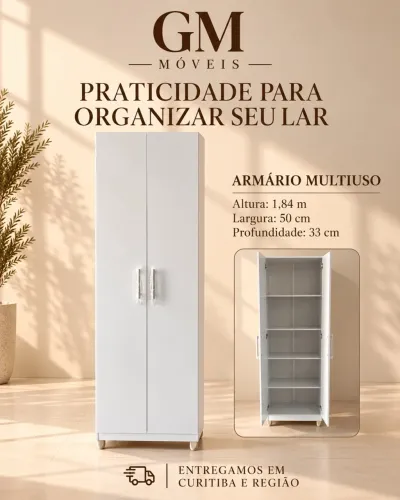 Multiuso com prateleiras - entregamos hoje