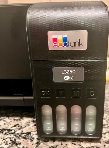 Impressora Multifuncional Epson Ecotank L3250 Tanque de Tinta Colorida USB Wi-Fi