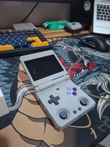 Anbernic RG34XXSP - NOVO, Lotado de jogos