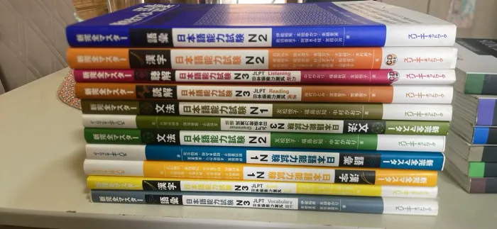 Coleção de Livros JLPT N1, N2 e N3 - Japonês Original - Excelente Estado