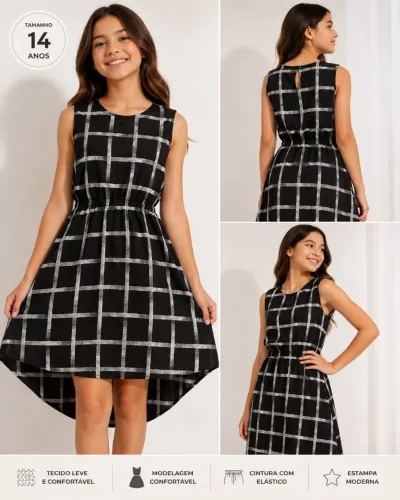 VESTIDO RCHLO INFANTIL SOCIAL *NA ETIQUETA*