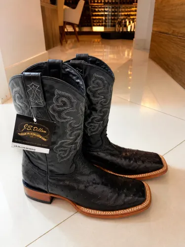 Bota Importada JB Dillon Couro de Avestruz