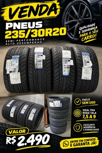 Pneus 235/30r20 NOVOS SEM USO