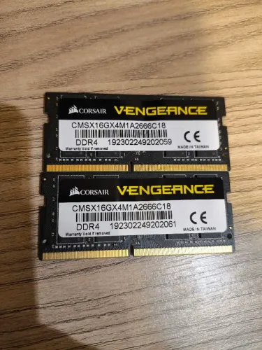 Memória RAM Corsair notebook - 32GB (2x16gb) 2666MHz