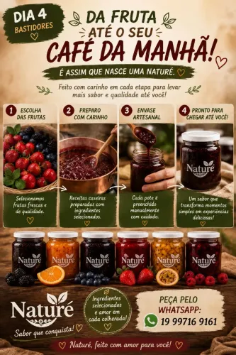 Naturé Geleias artesanais