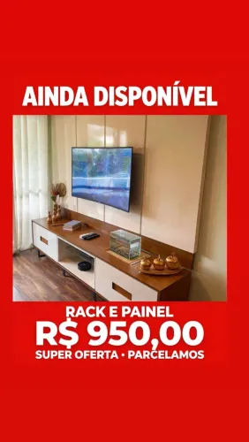 Rack e Painel seminovo