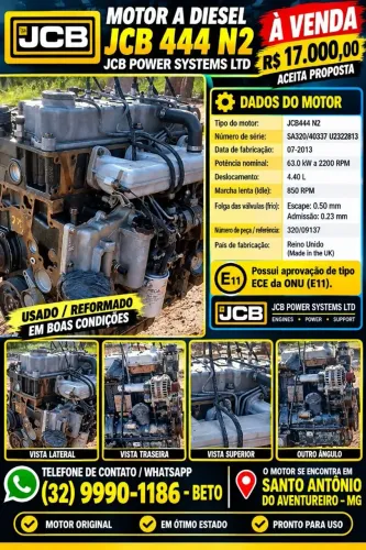 MOTOR A DIESEL JCB 444 N2