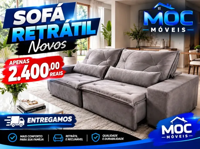 SOFÁS RETRÁTIL NOVOS ENTREGAMOS
