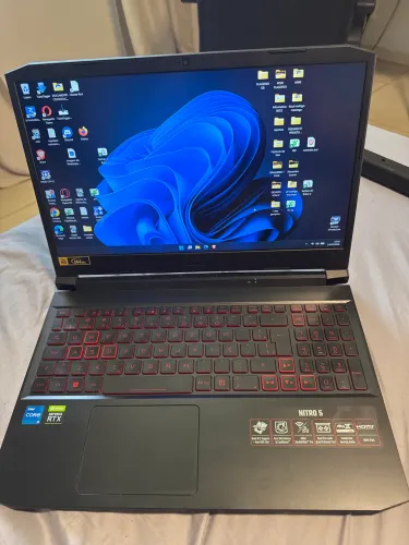 ACER NITRO 5, RTX3050, 16GB, 144hz. CAIXA E NOTA