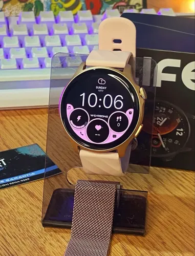 Smartwatch Wearzone Life. Tela amoled, a prova d?água.