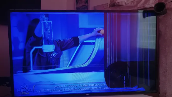 TV LG Funcionado com defeito na tela