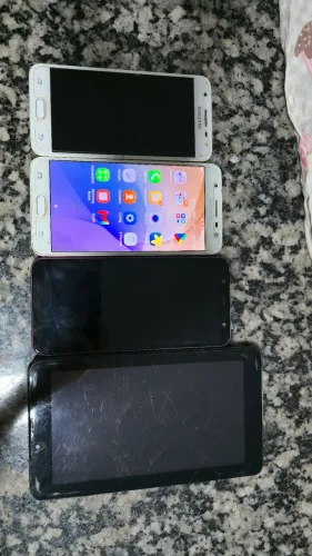 J7prime funcionando + Talblet - J8 e J5prime que não estão funcionando
