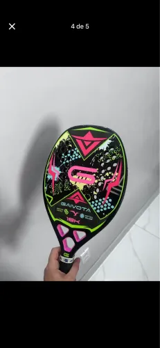 Raquete beach tennis Gaivota profissional 18K