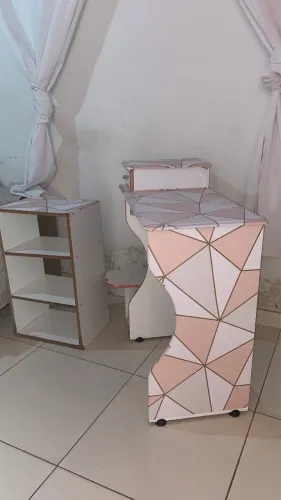 Mesa para Manicure / Nail Designer - Completa e com Gaveta