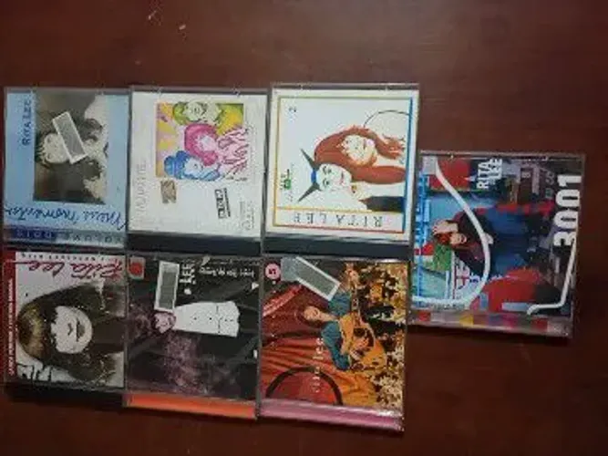 CD Rita Lee venda apenas do lote 7 discos 