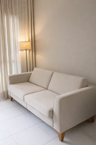 SOFÁ 3 LUGARES COM ASSENTO E ENCOSTO REMOVIVEIS