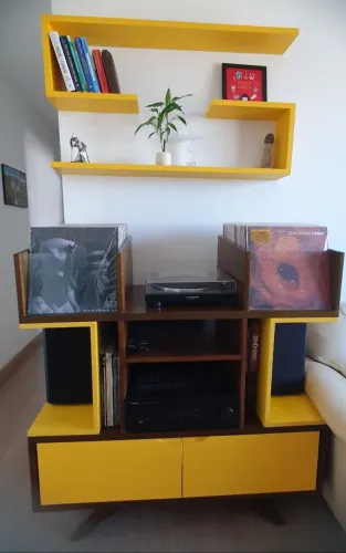 Rack para vinil