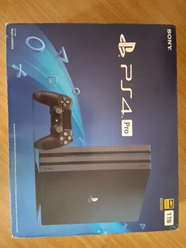 PLAYSTATION 4 PRO 1 TB (NA CAIXA) + 2 jogos Mídias fisicas