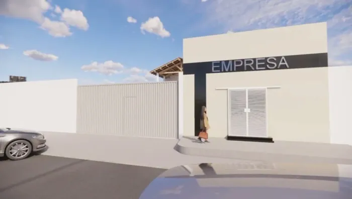 Galpão com escritório, mais garagem para vários veículos ou caminhão. Ótima localização!