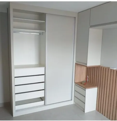 Promoção GUARDA-ROUPA PLANEJADO BRANCO PORTAS DE CORRER | 100% MDF |