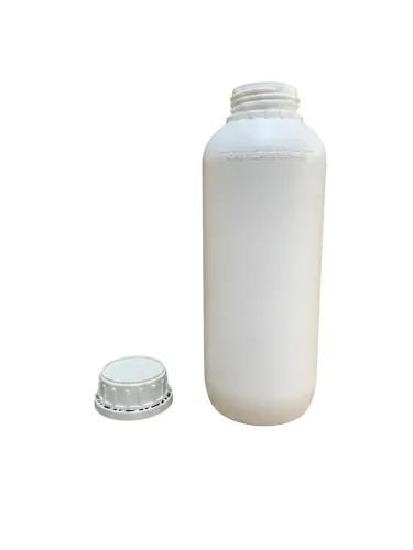 Frasco Agro 1 litro, com visor de nivel, com tampa lacre, kit com 6 unidades.