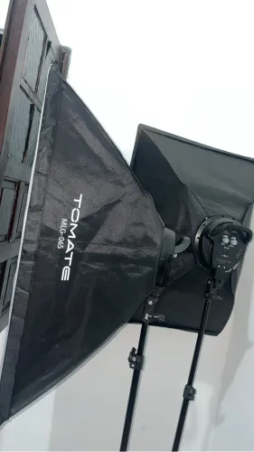 Softbox Tomate Com Kit de tripés